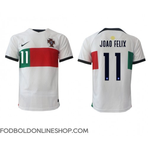 Portugal Joao Felix #11 Udebanetrøje VM 2022 Kortærmet